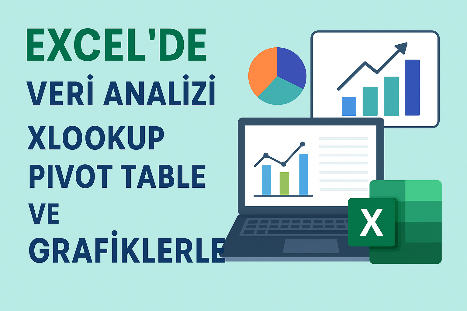 Excel’de Veri Analizi: XLOOKUP, Pivot Table ve Grafiklerle Adım Adım