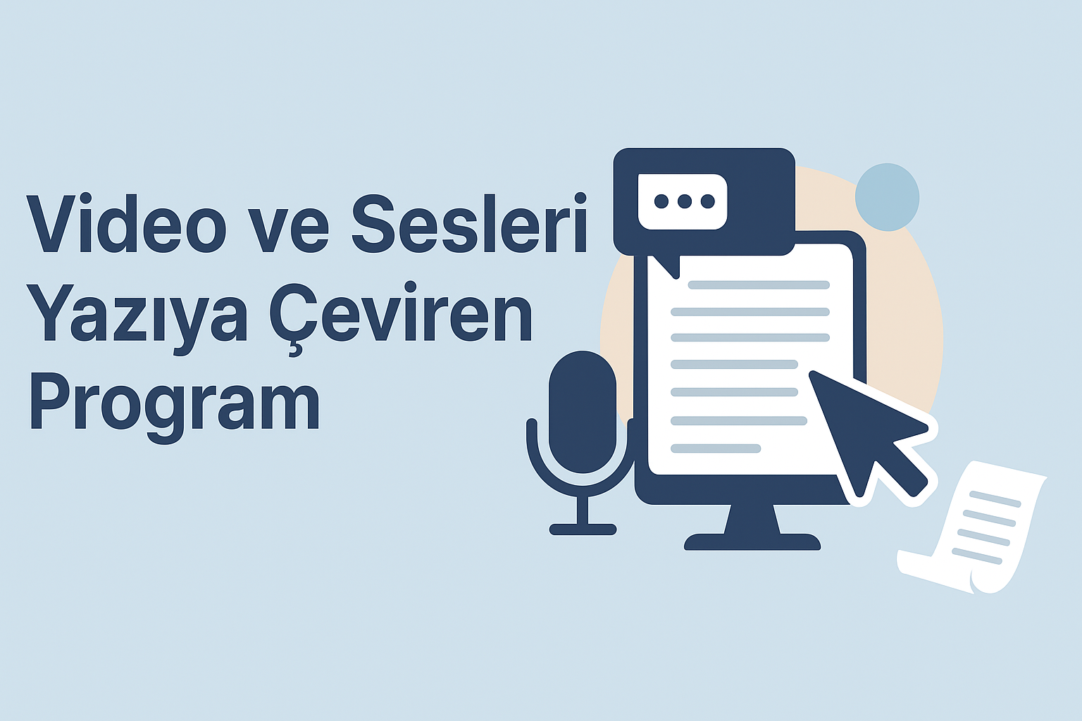 Video ve Sesleri Yazıya Çeviren Program: Konuşmalar Artık Kalıcı!