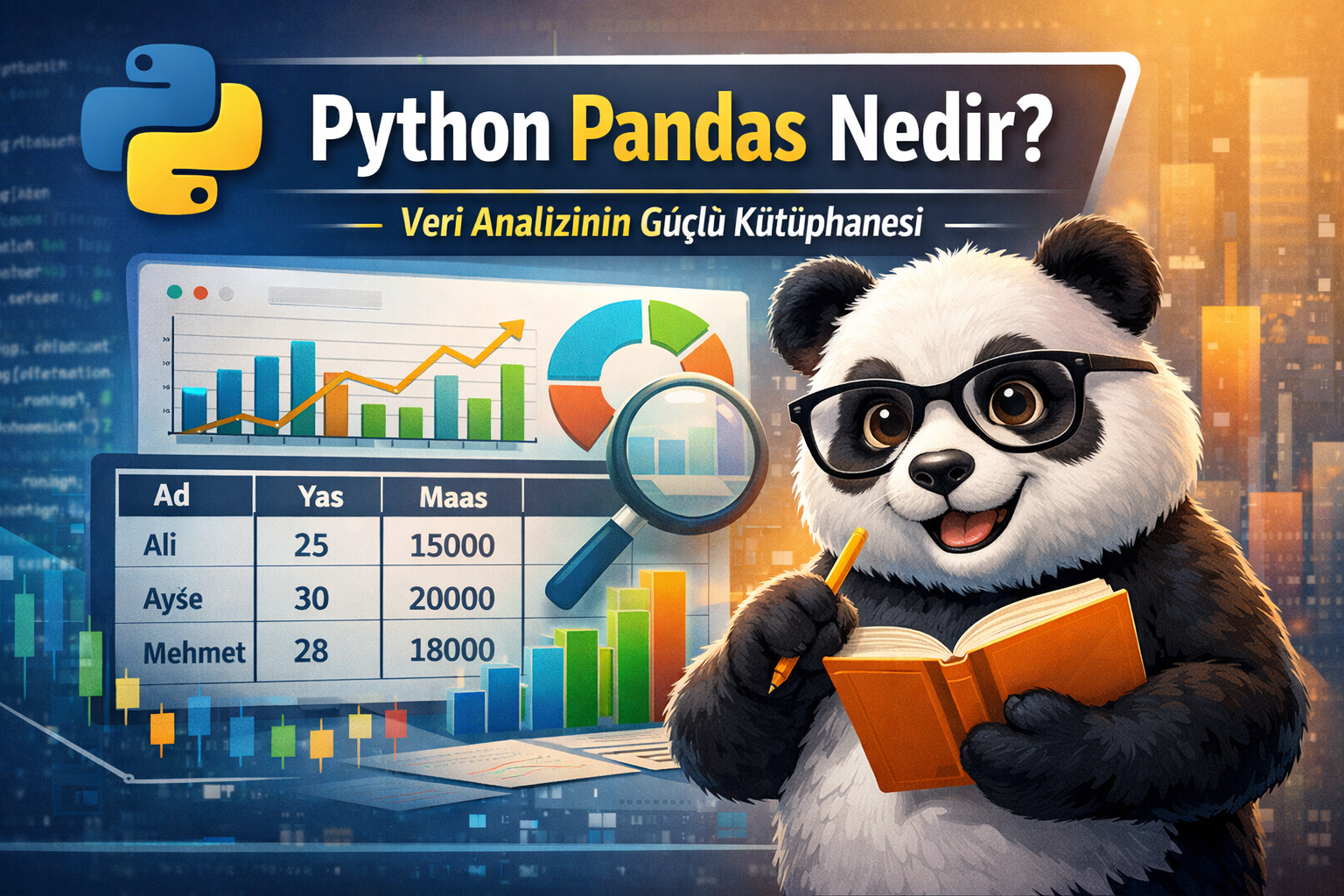 Python Pandas Nedir? Veri Analizini Kolaylaştıran Güçlü Kütüphane