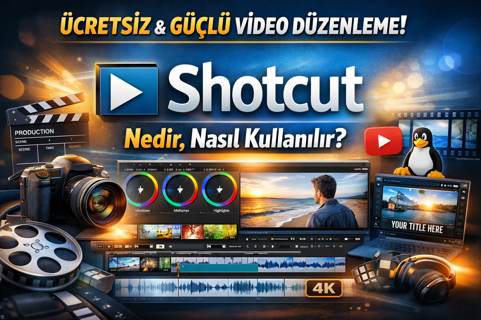 Ücretsiz ve Güçlü Video Düzenleme: Shotcut Nedir, Nasıl Kullanılır?