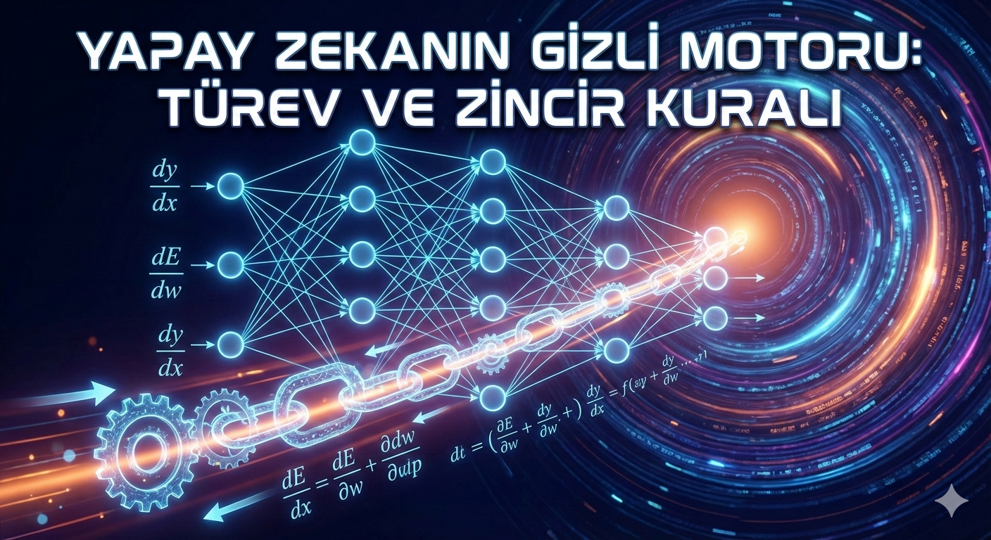Yapay Zekanın Gizli Motoru: Türev ve Zincir Kuralı Nedir?