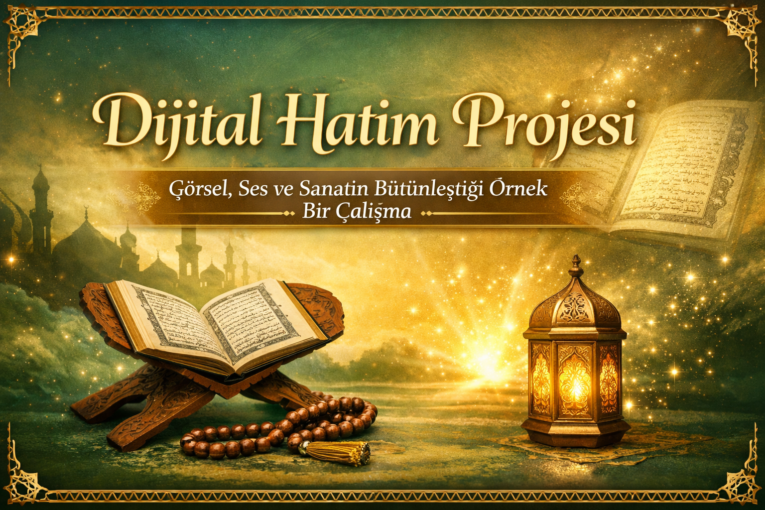 Dijital Hatim Projesi: Görsel, Ses ve Sanatın Bütünleştiği Örnek Bir Çalışma