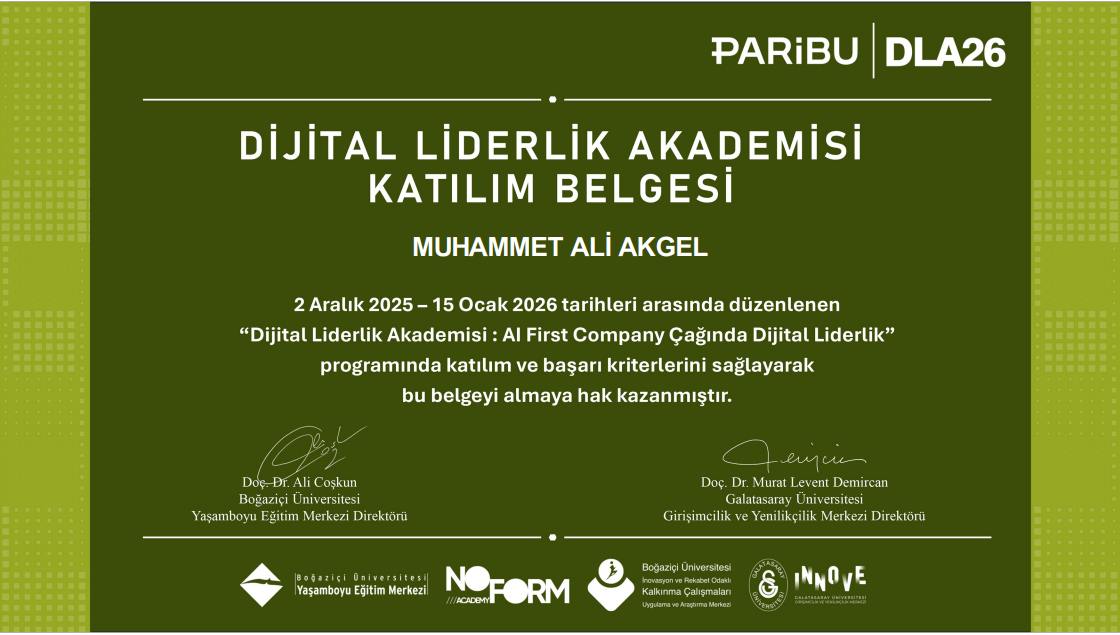 Dijital Liderlik Akademisi Deneyimimden Notlar