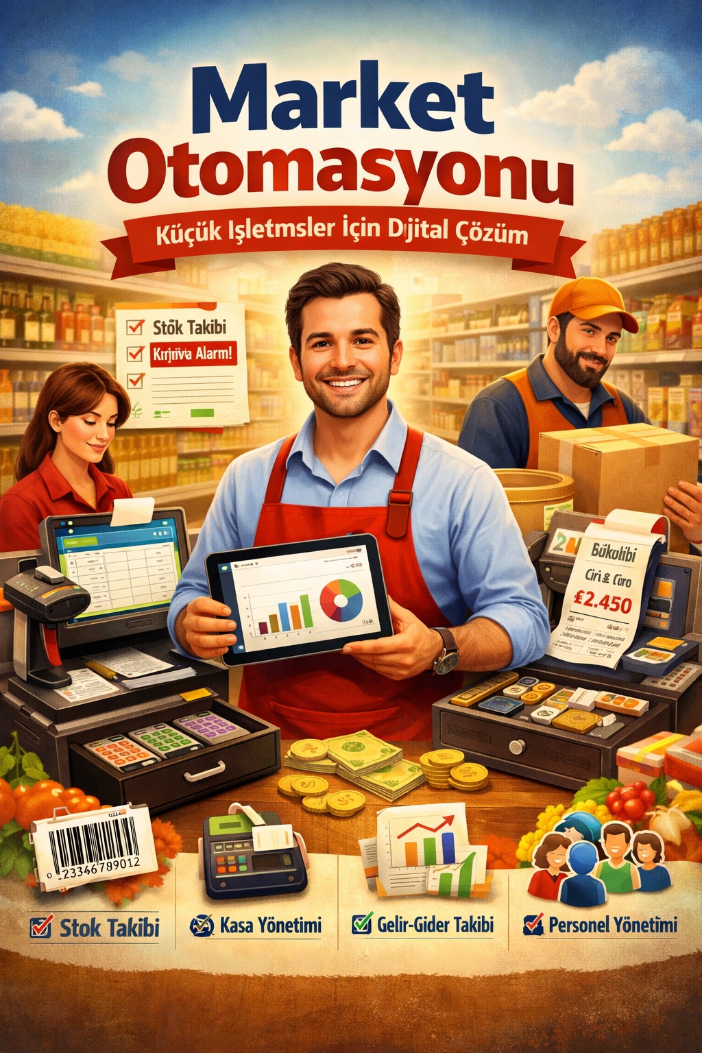 Market Otomasyonu: Küçük İşletmeler İçin Dijital Çözüm